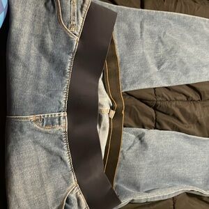 Old navy blue denim maternity jeans size 18 straight